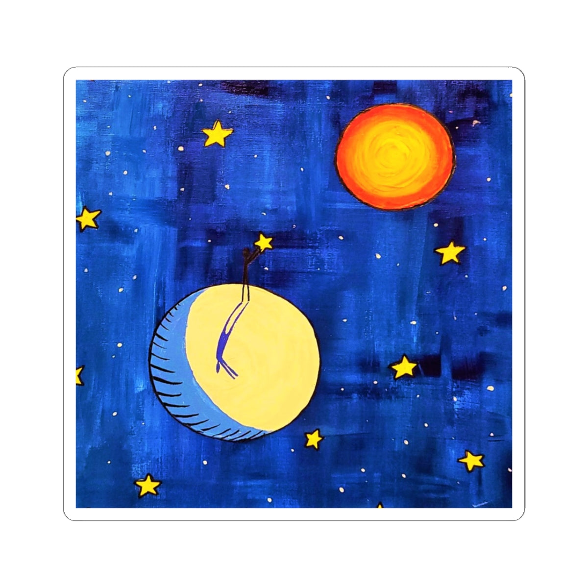 Man on the Moon — Sticker