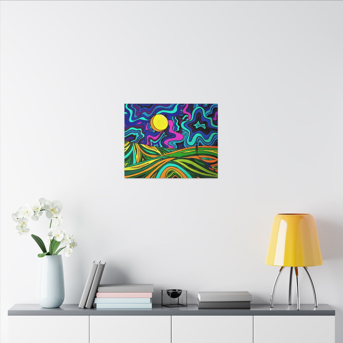 Trippy Landscape — Canvas