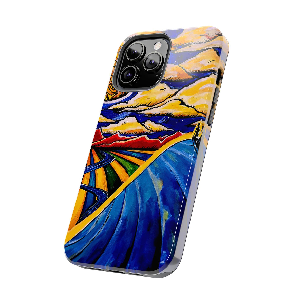 Two People on a Hill — Phone Case