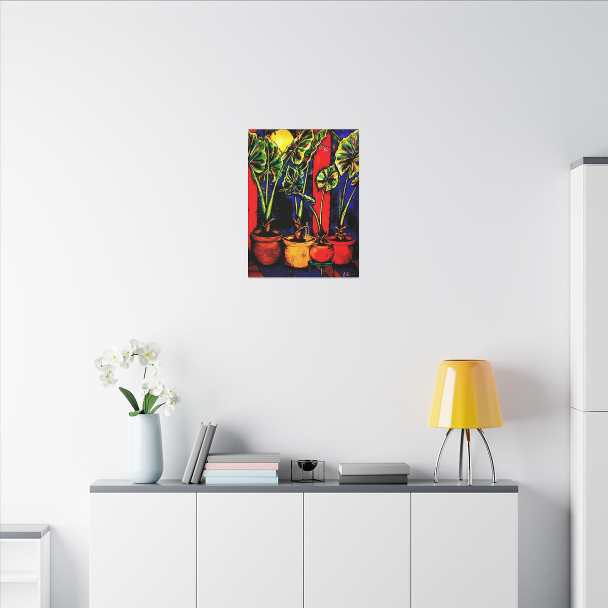 Man in the Plants — Canvas