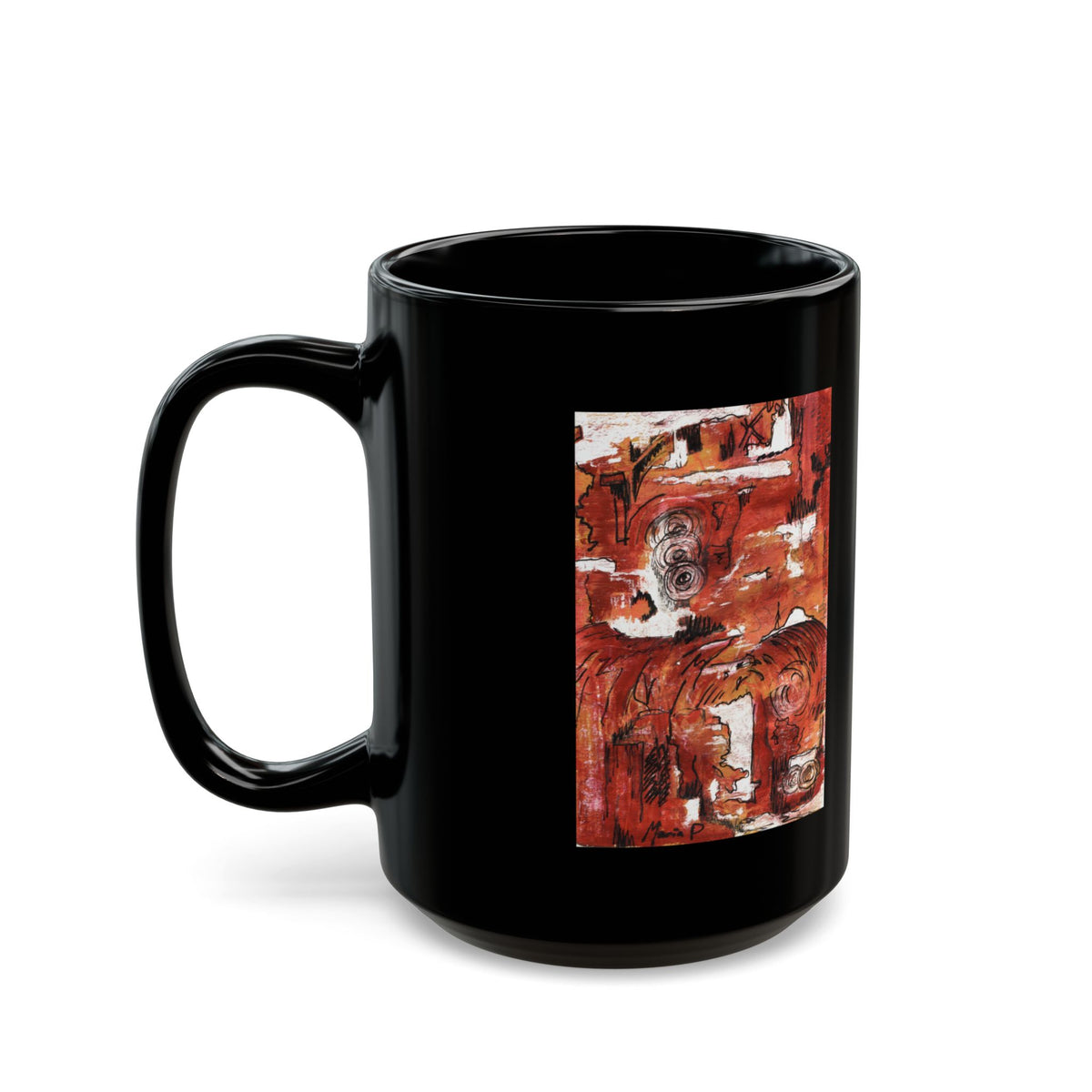 Red Waves — Mug