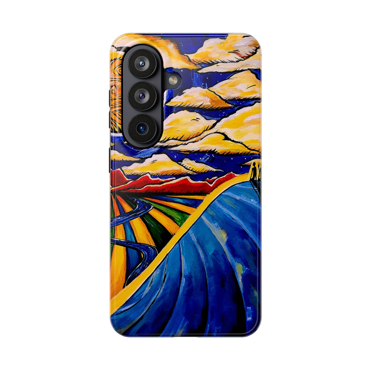 Two People on a Hill — Phone Case