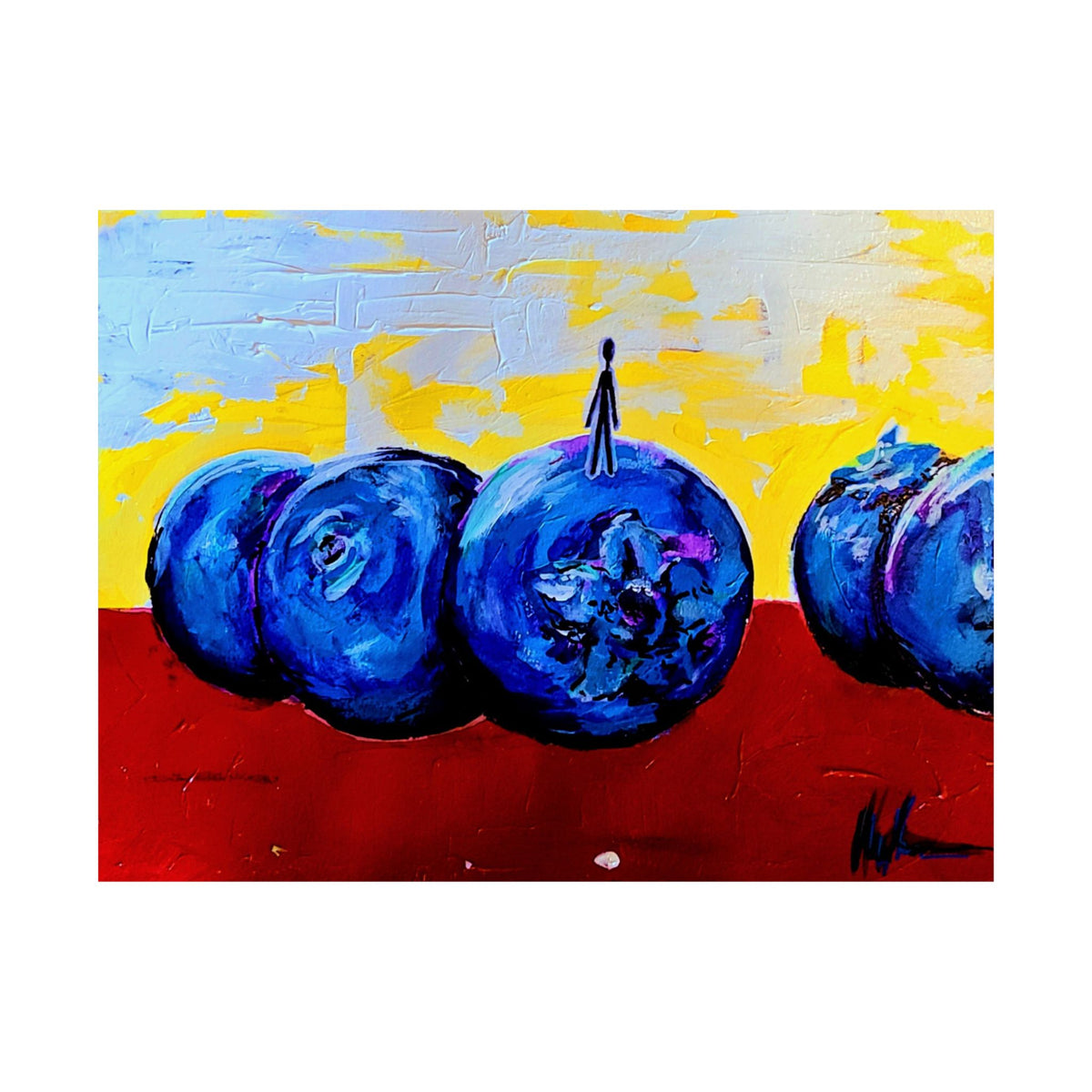Man on the Blueberries