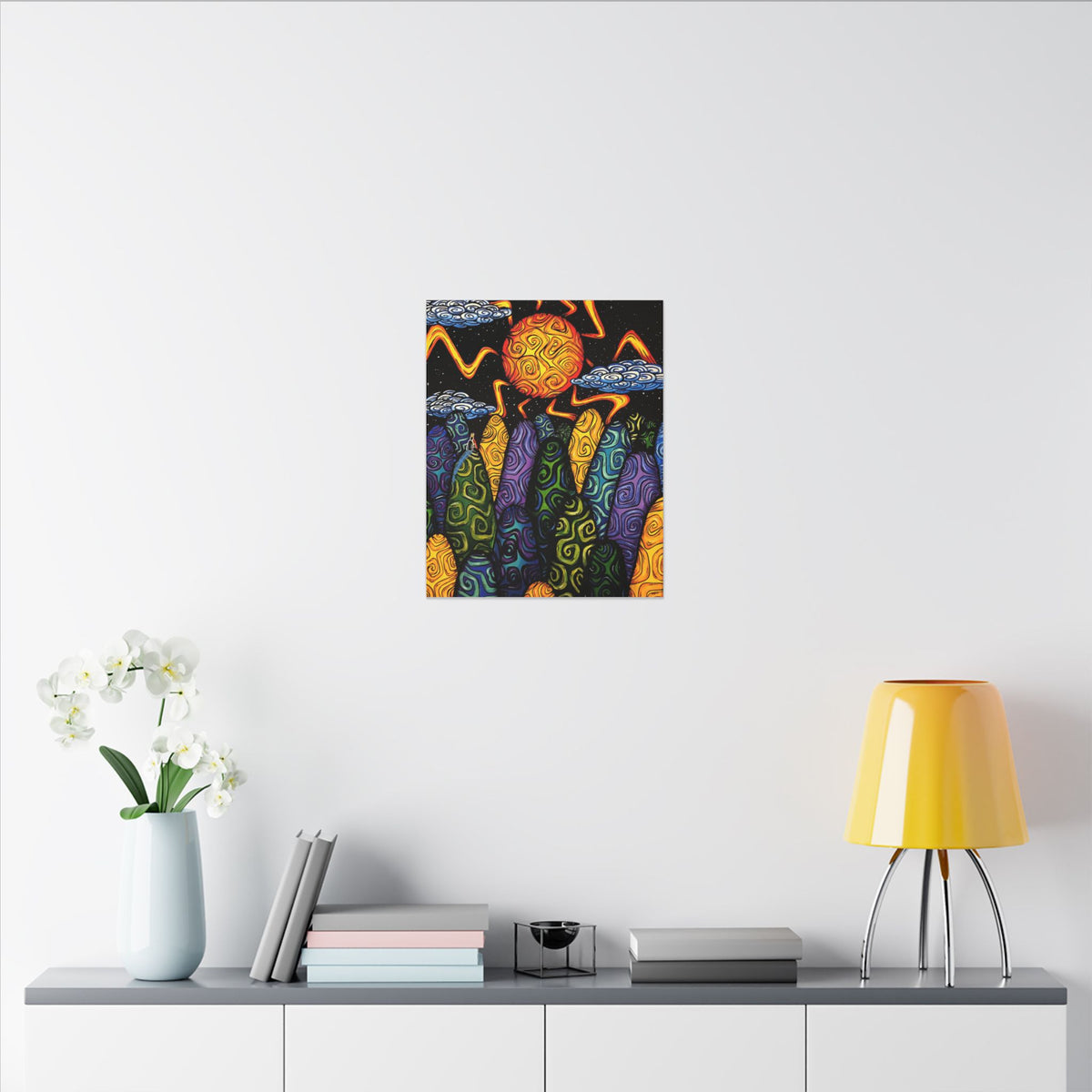 New King on Hills — Canvas