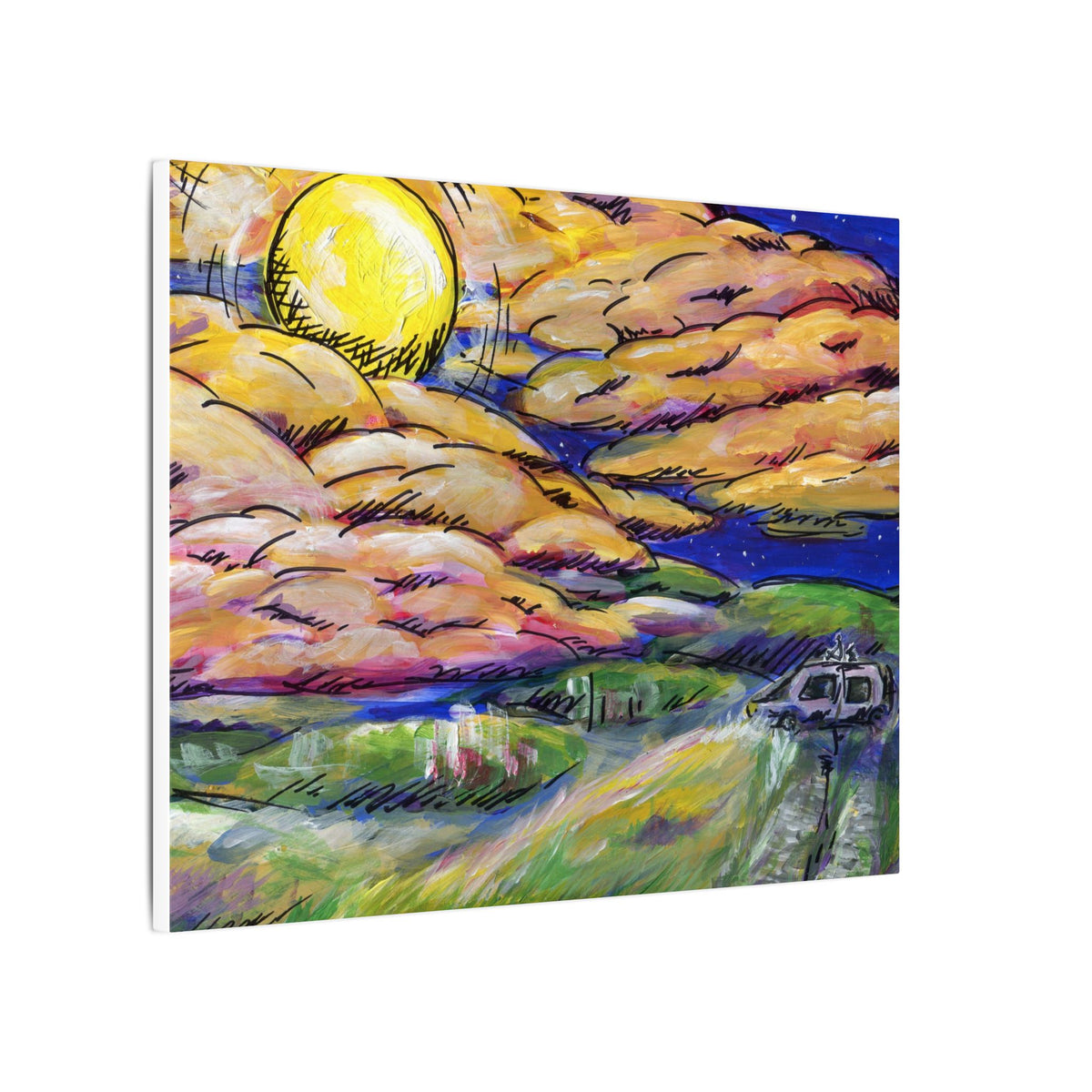 Car and Rabbit — Canvas