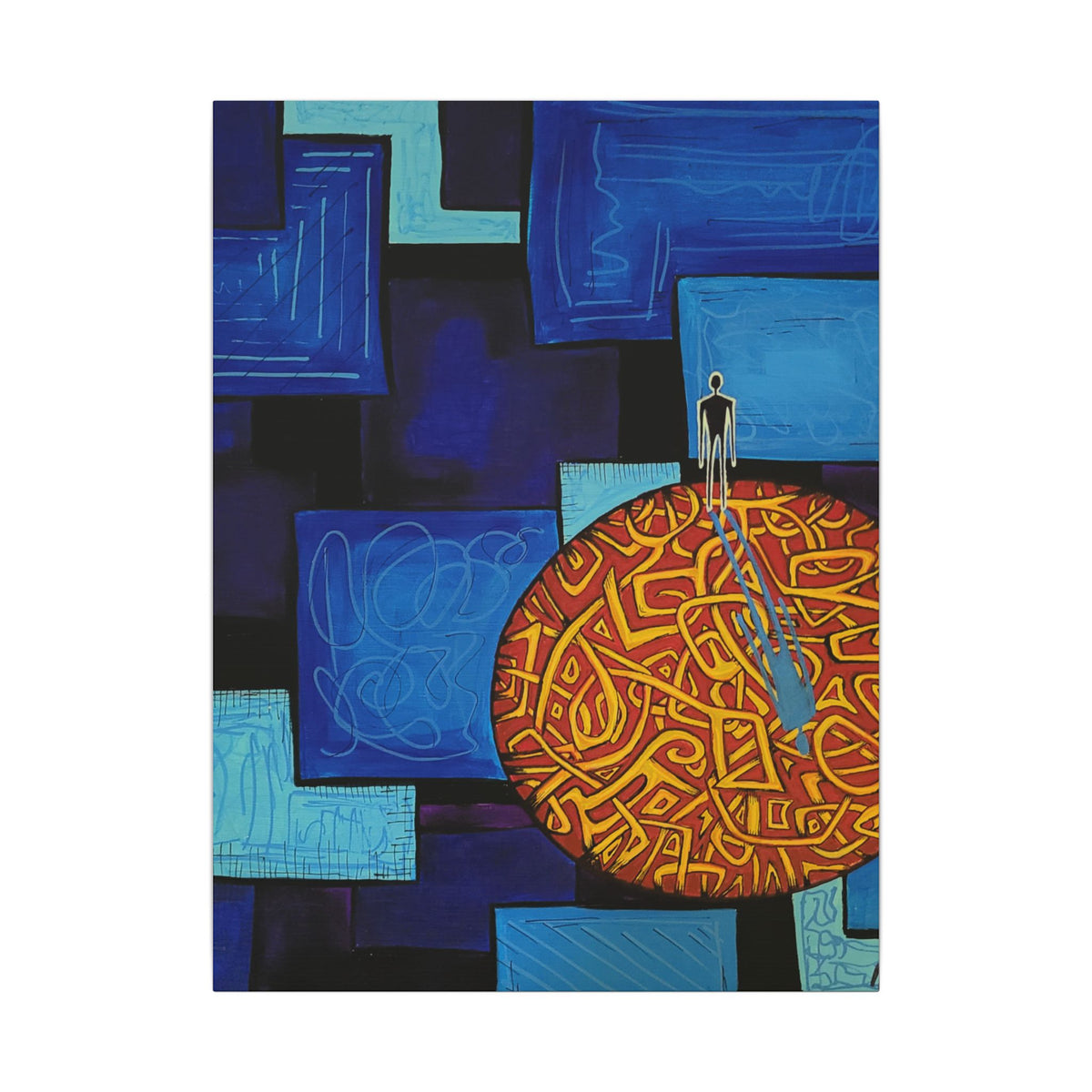 Message on the Moon — Canvas