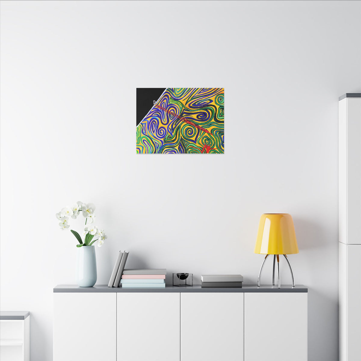 Looking Over the Edge — Canvas