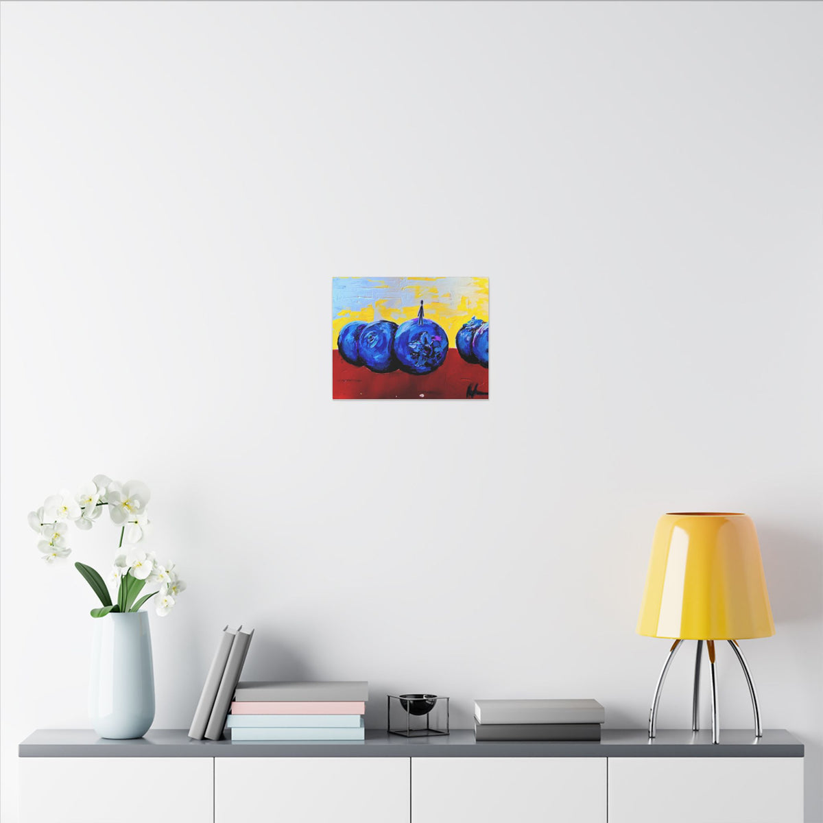Man on the Blueberries — Canvas