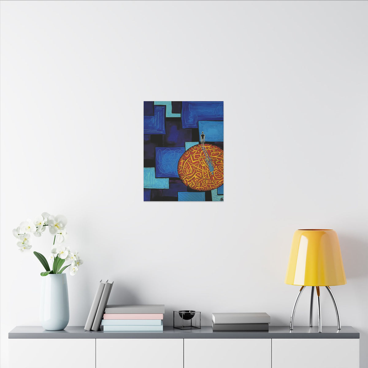 Message on the Moon — Canvas
