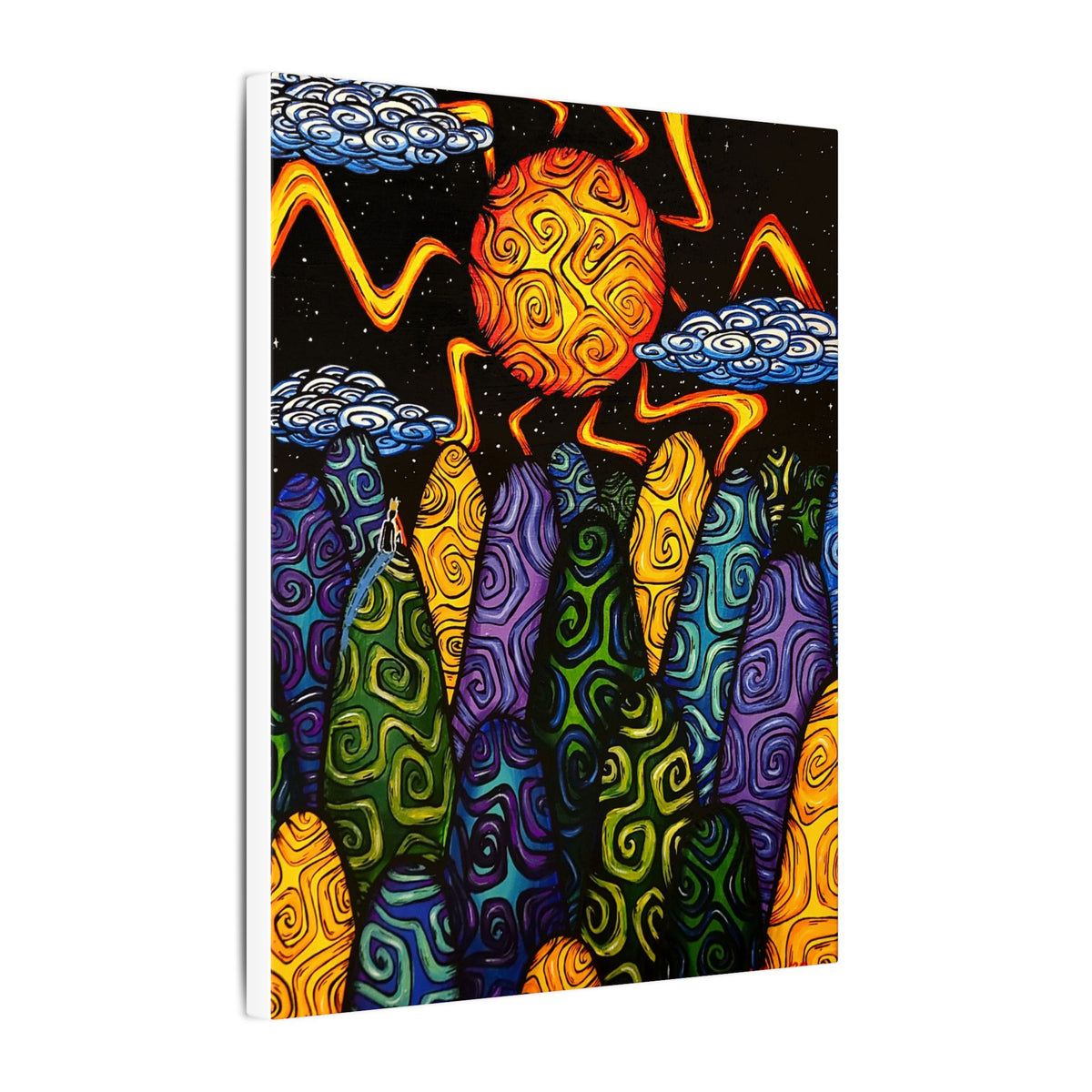 New King on Hills — Canvas