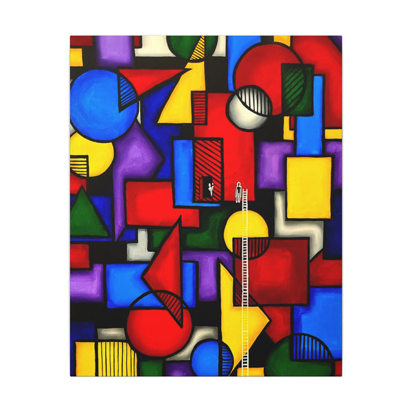 Climbing Squares — Canvas