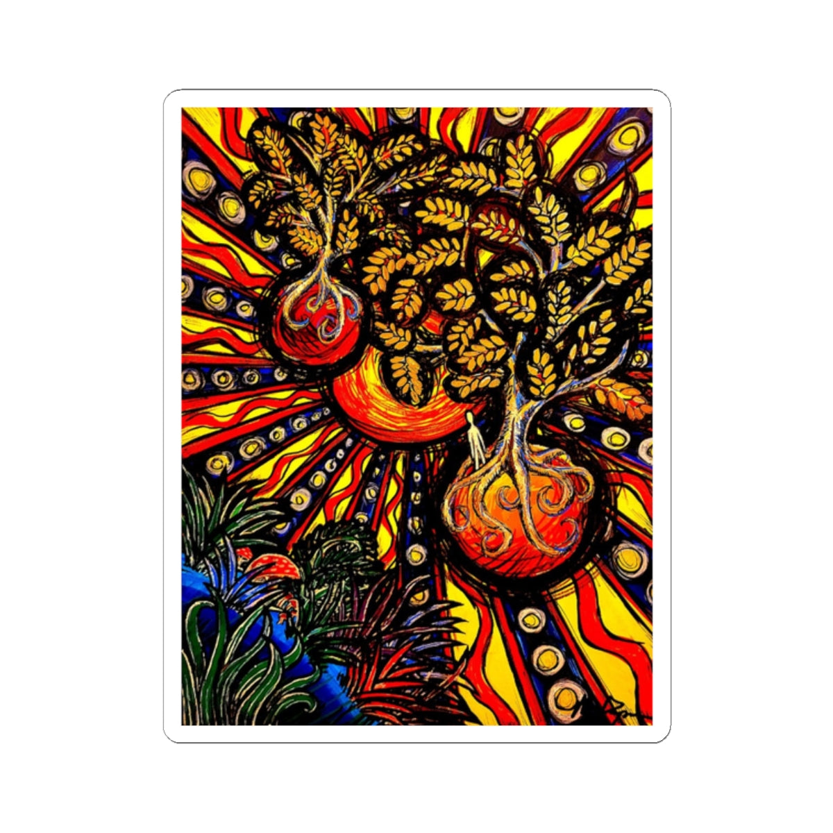 Two Trees — Sticker