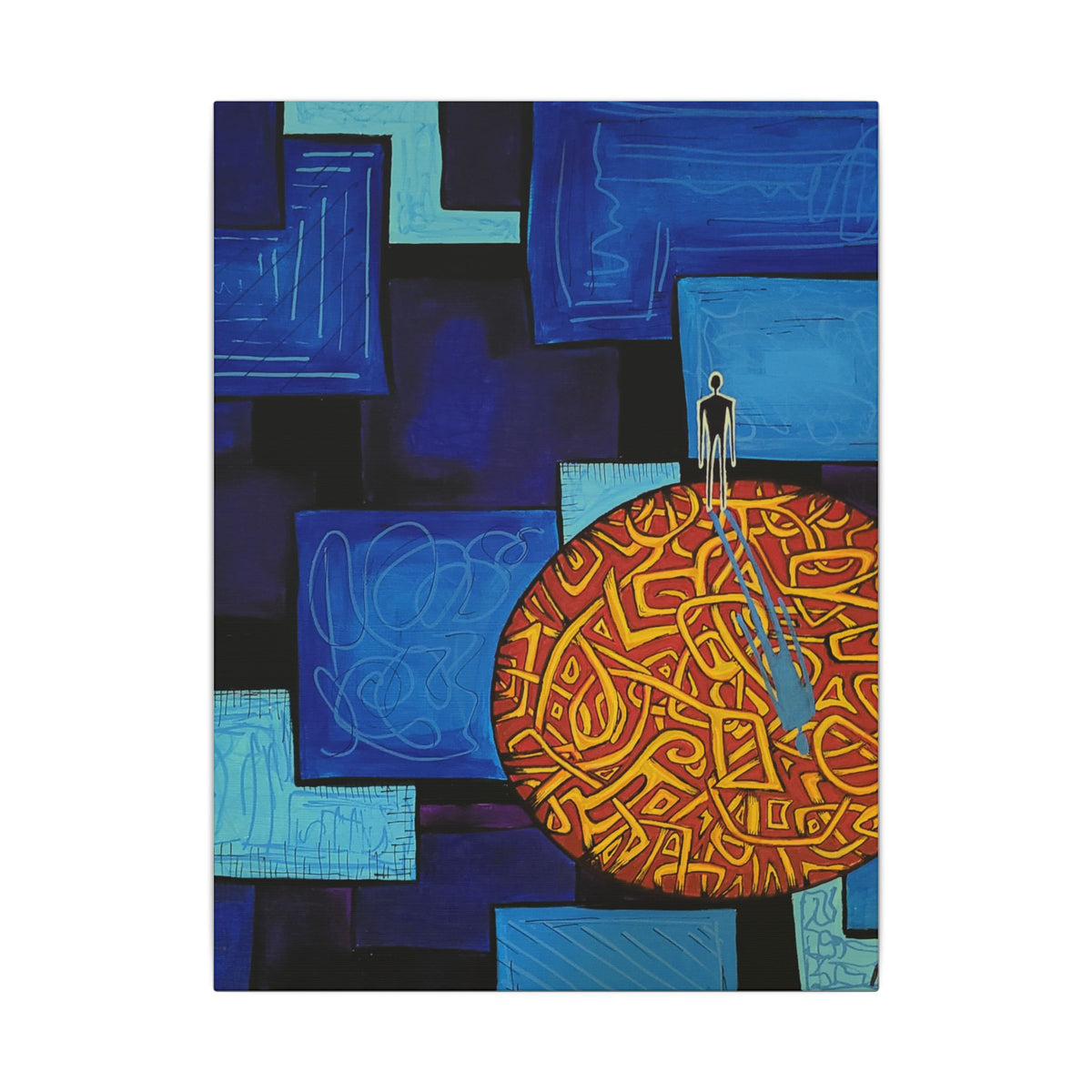 Message on the Moon — Canvas