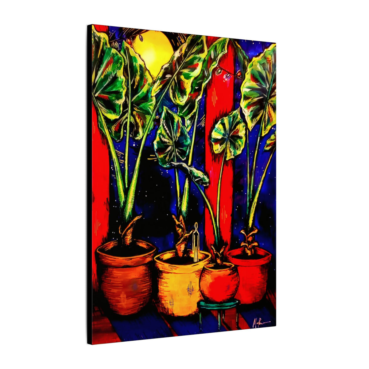 Man in the Plants — Canvas