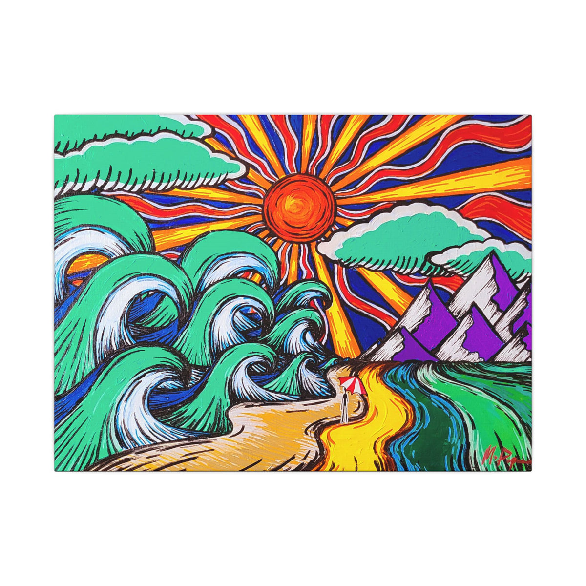 Beach Day — Canvas