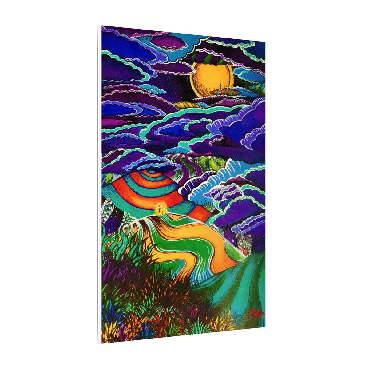 A Scene I Saw — Canvas