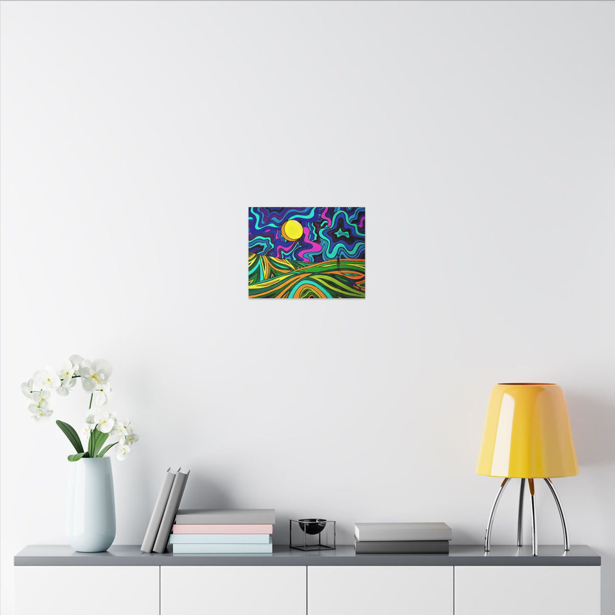 Trippy Landscape — Canvas