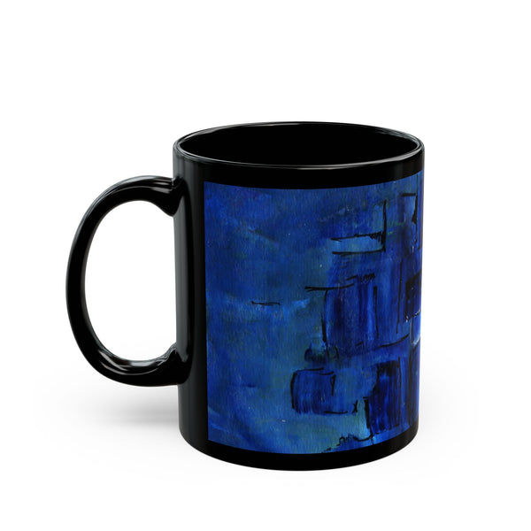 Blue Squares — Mug