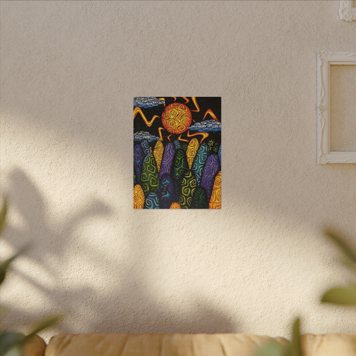 New King on Hills — Canvas