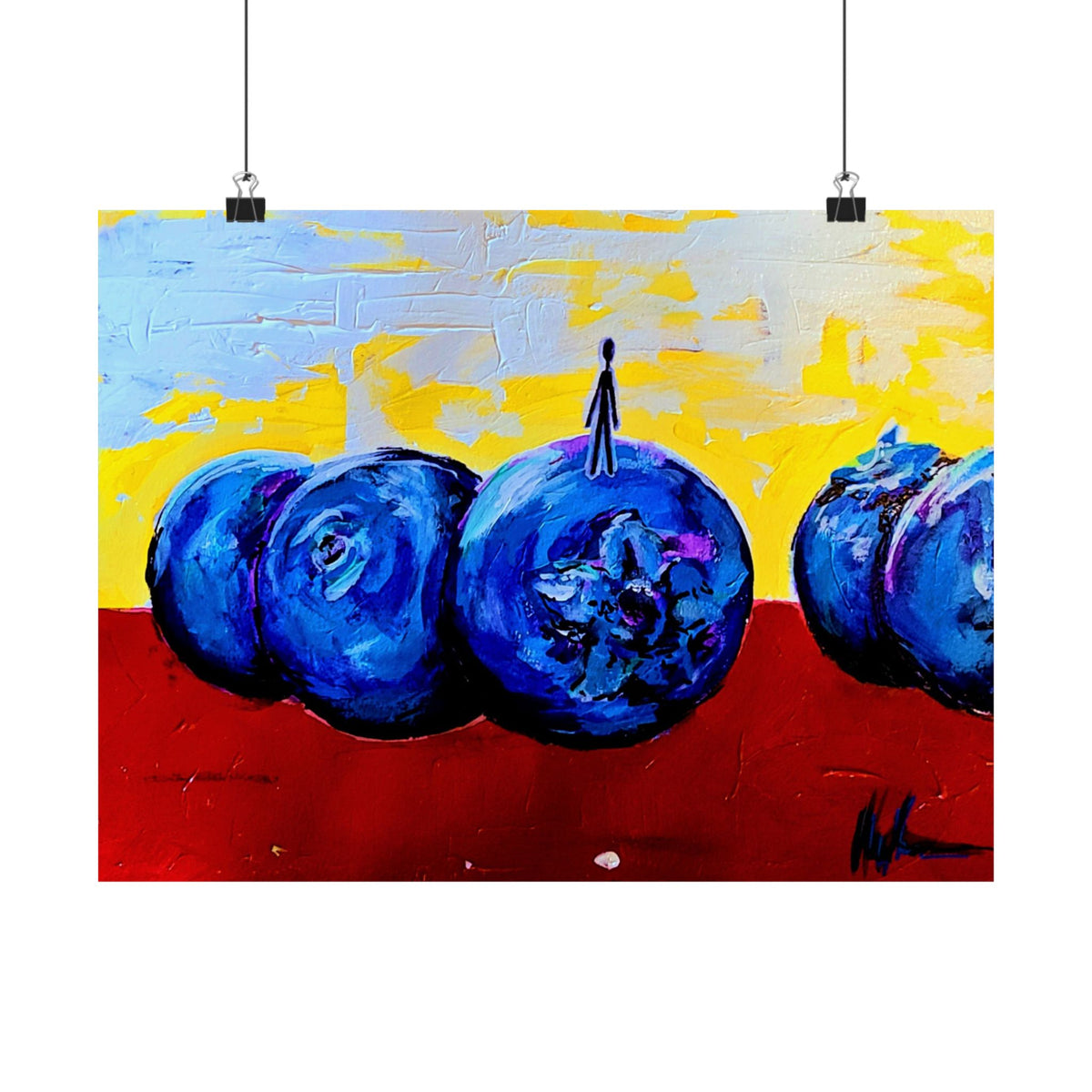 Man on the Blueberries