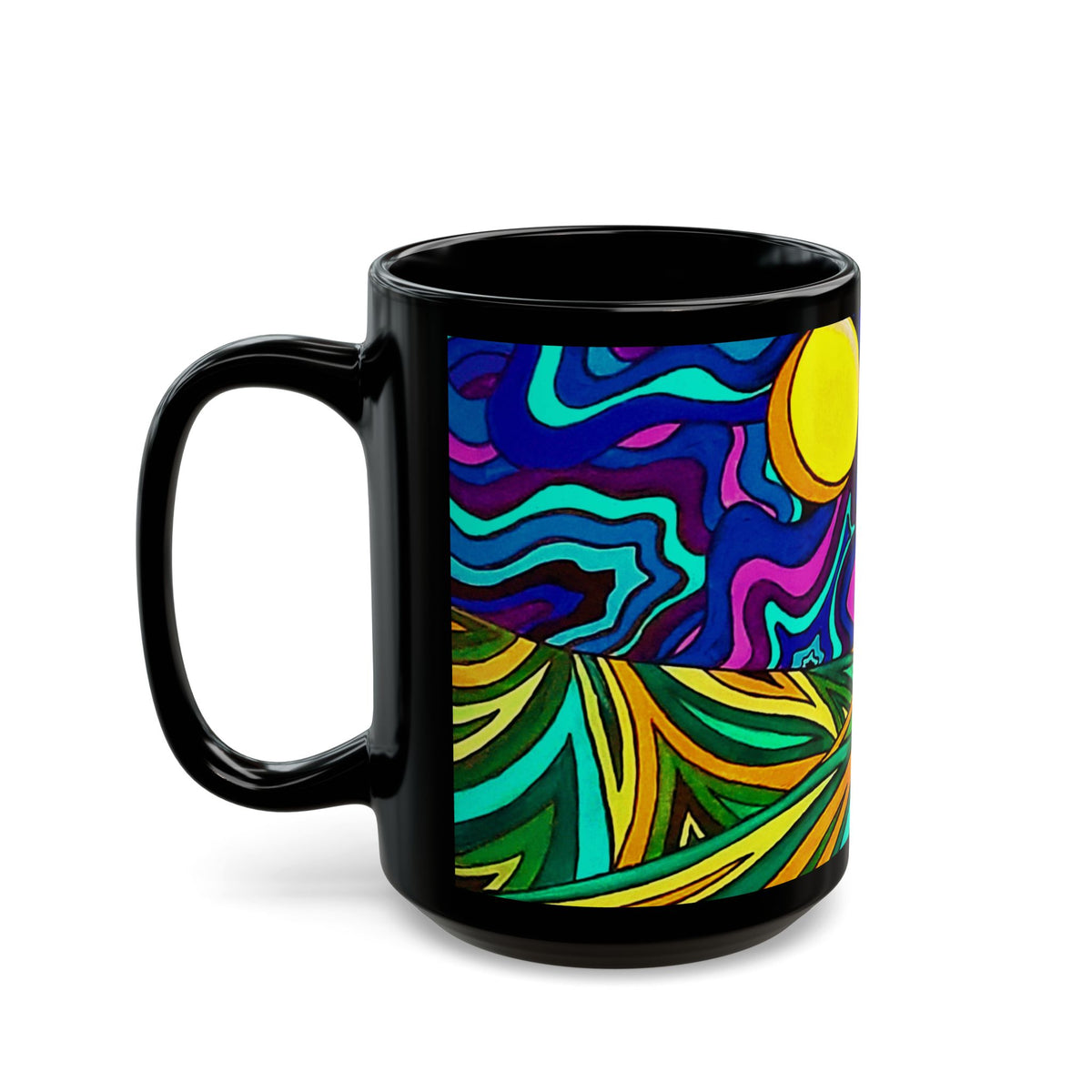 Trippy Landscape — Mug