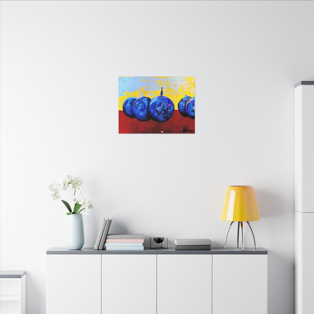 Man on the Blueberries — Canvas