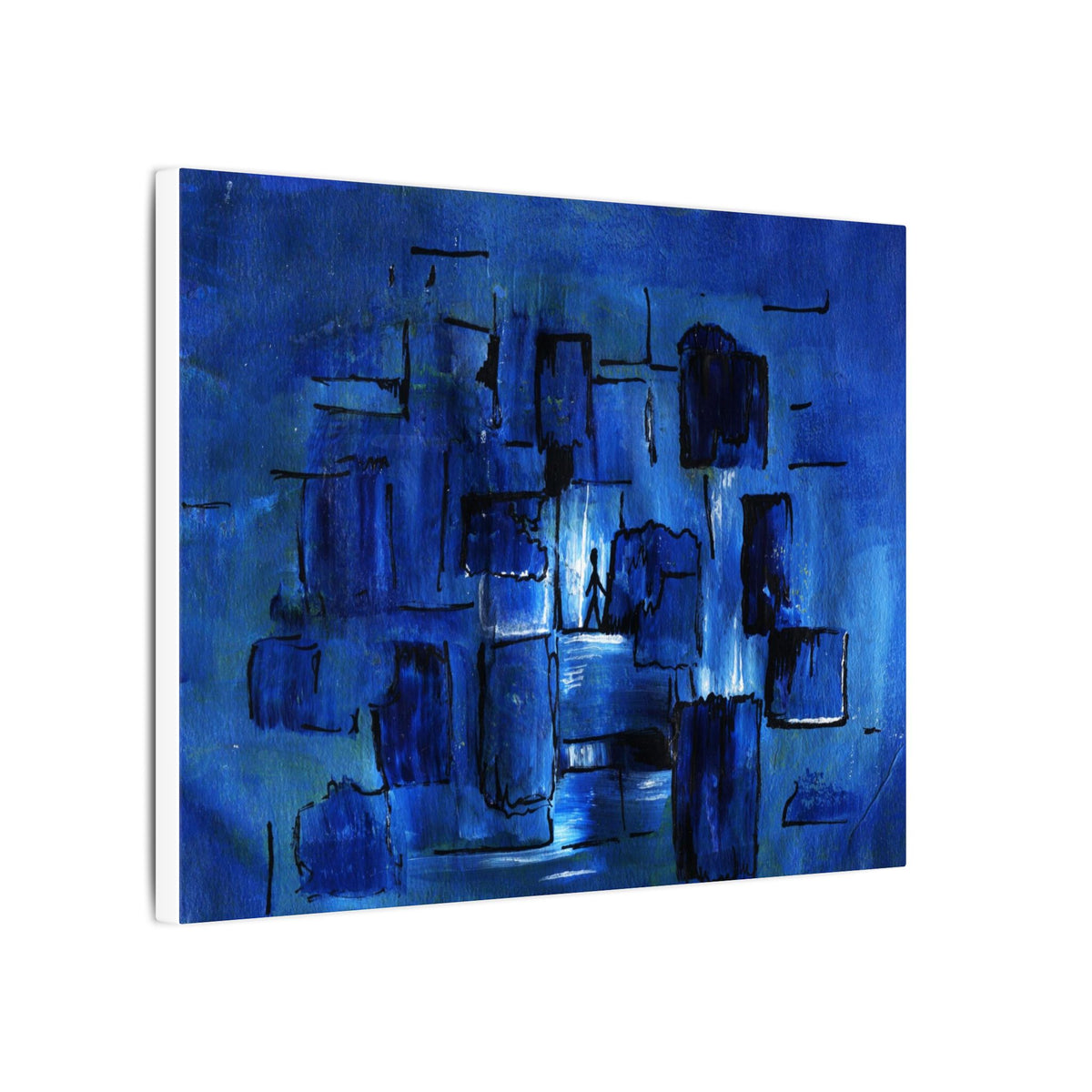Blue Squares — Canvas
