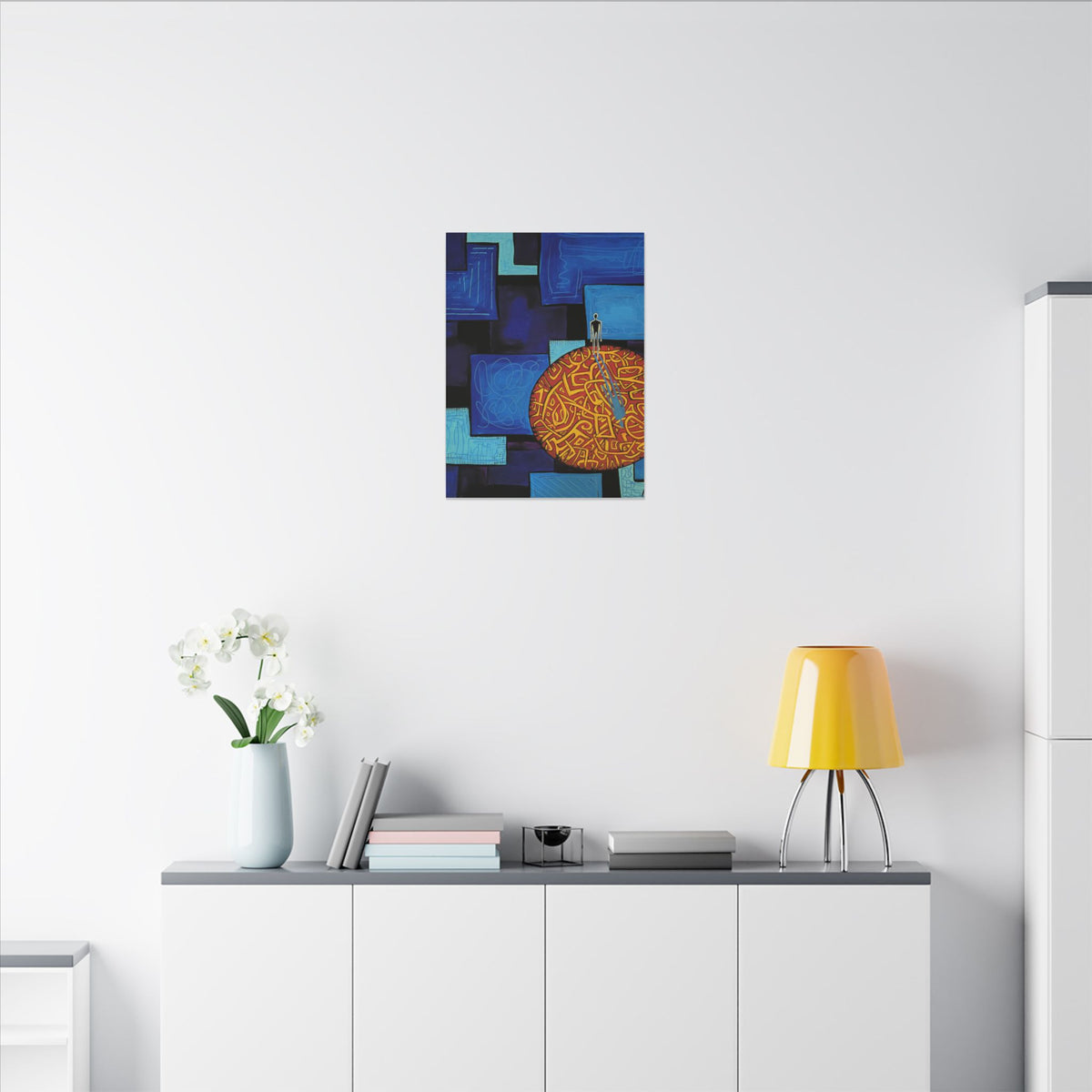 Message on the Moon — Canvas