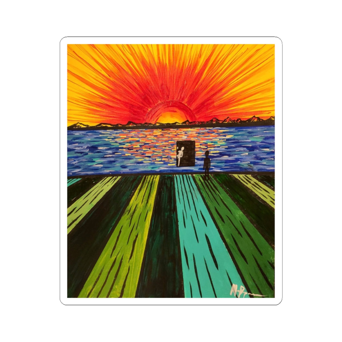 Sunset — Sticker