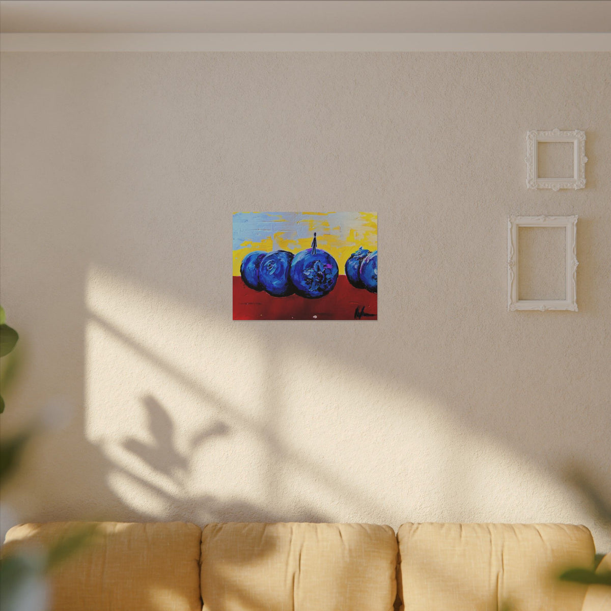 Man on the Blueberries — Canvas