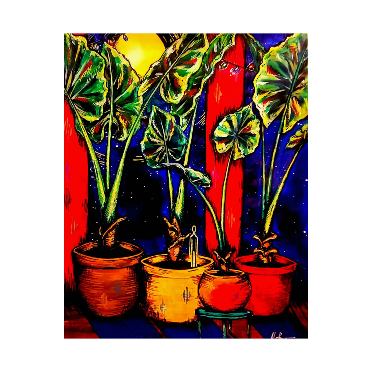 Man in the Plants