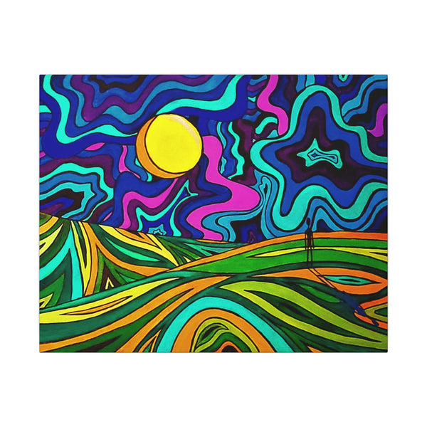 Trippy Landscape — Canvas