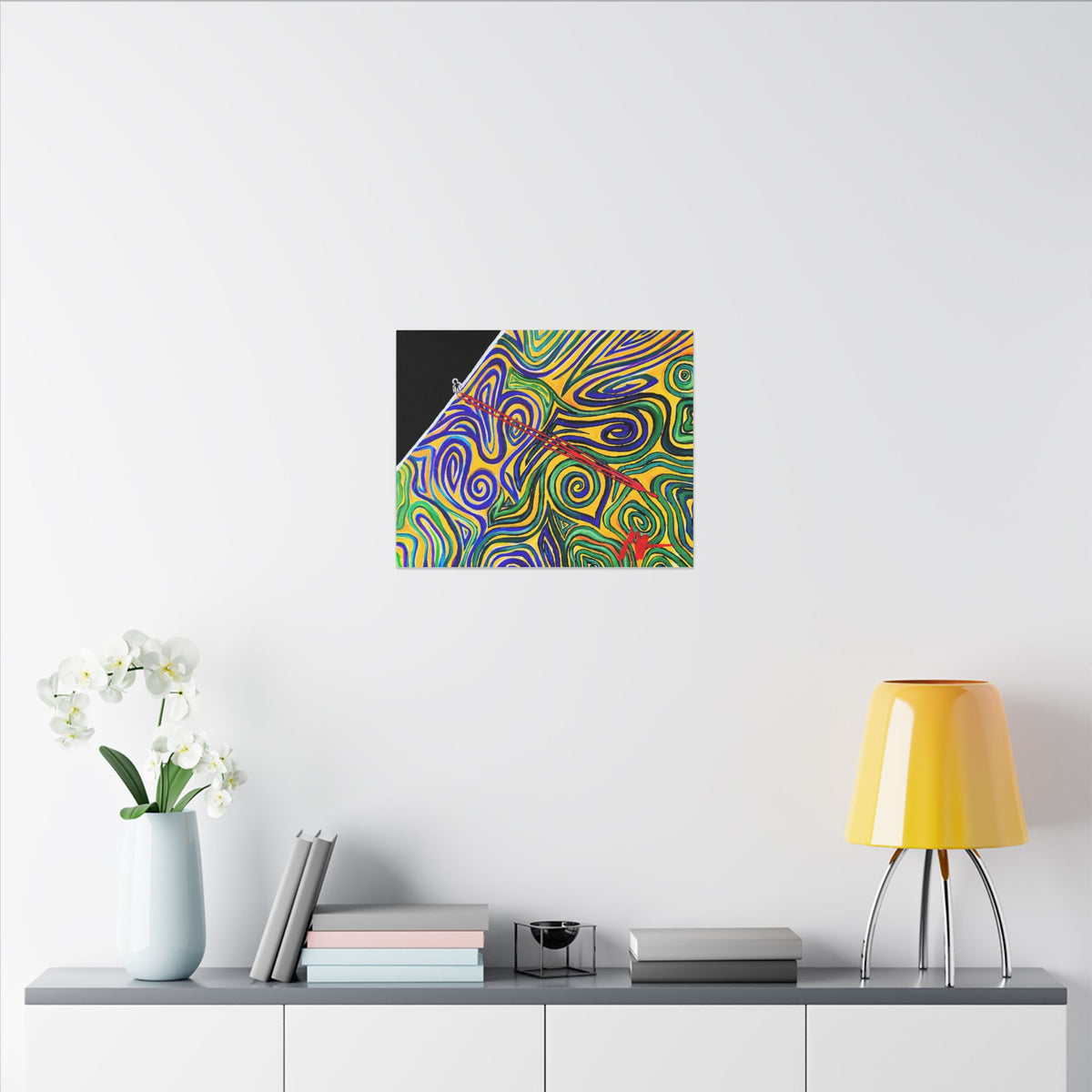 Looking Over the Edge — Canvas