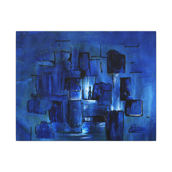 Blue Squares — Canvas