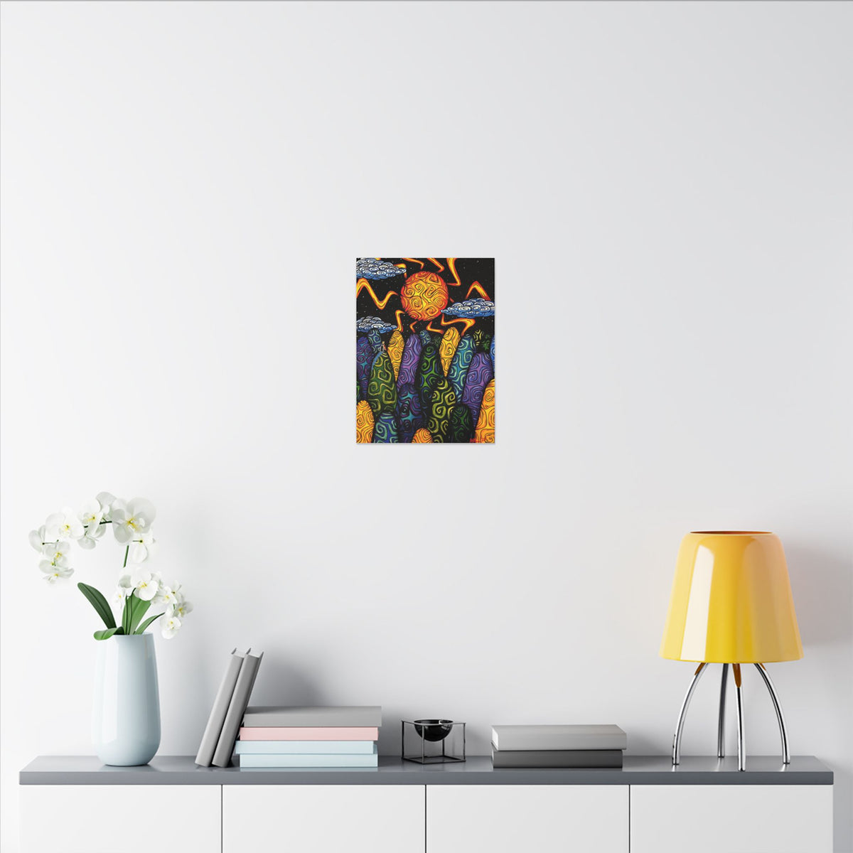 New King on Hills — Canvas