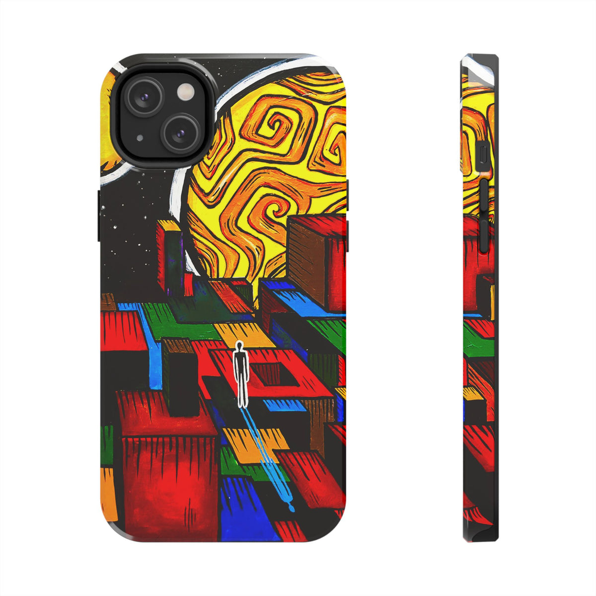 New Square World — Phone Case