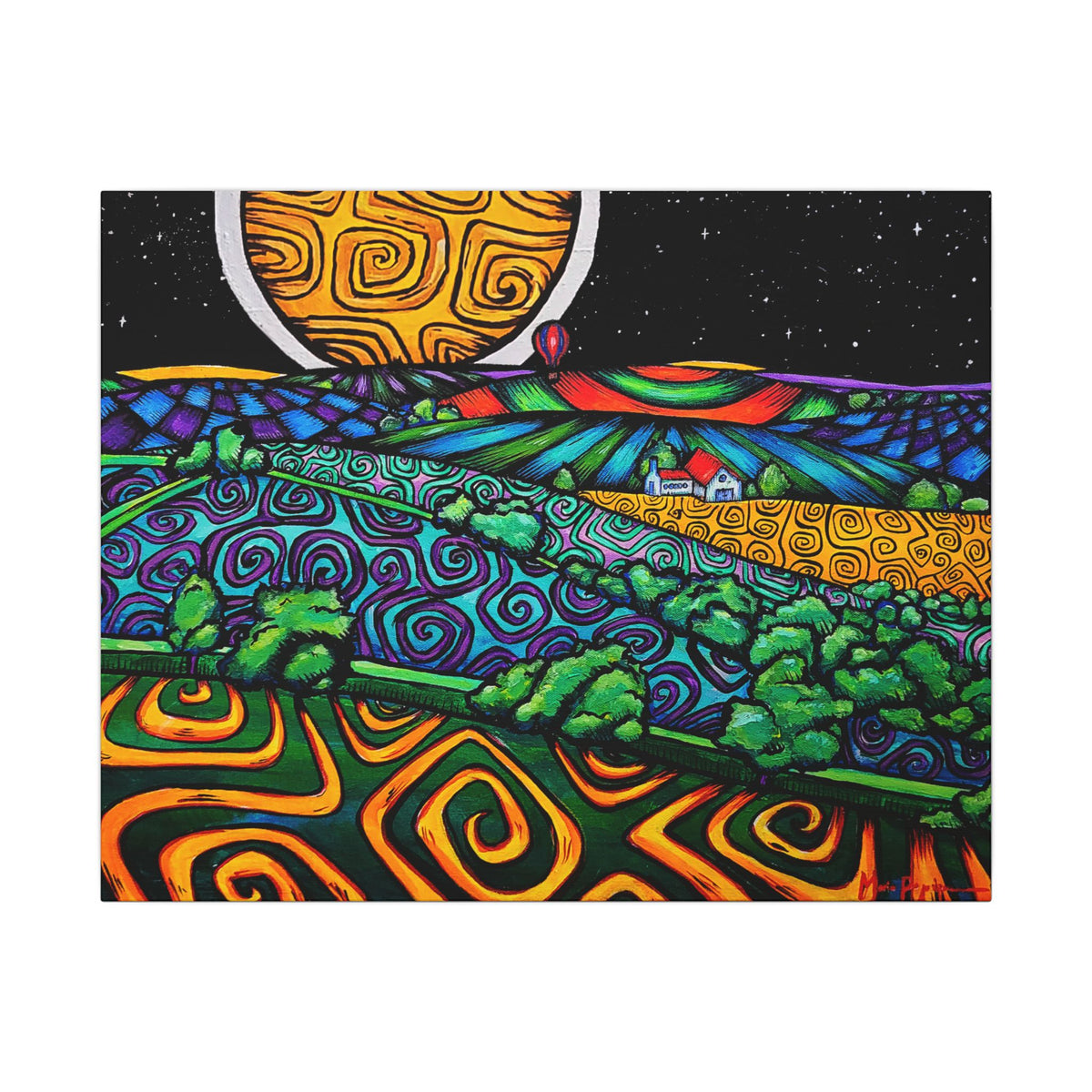 Hot Air Balloon — Canvas