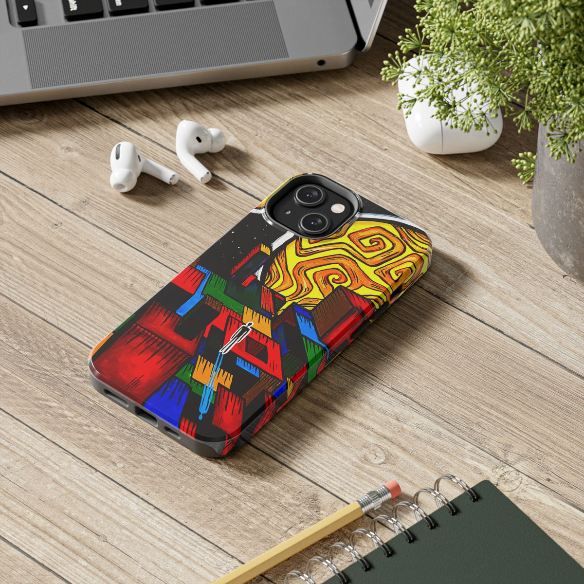 New Square World — Phone Case