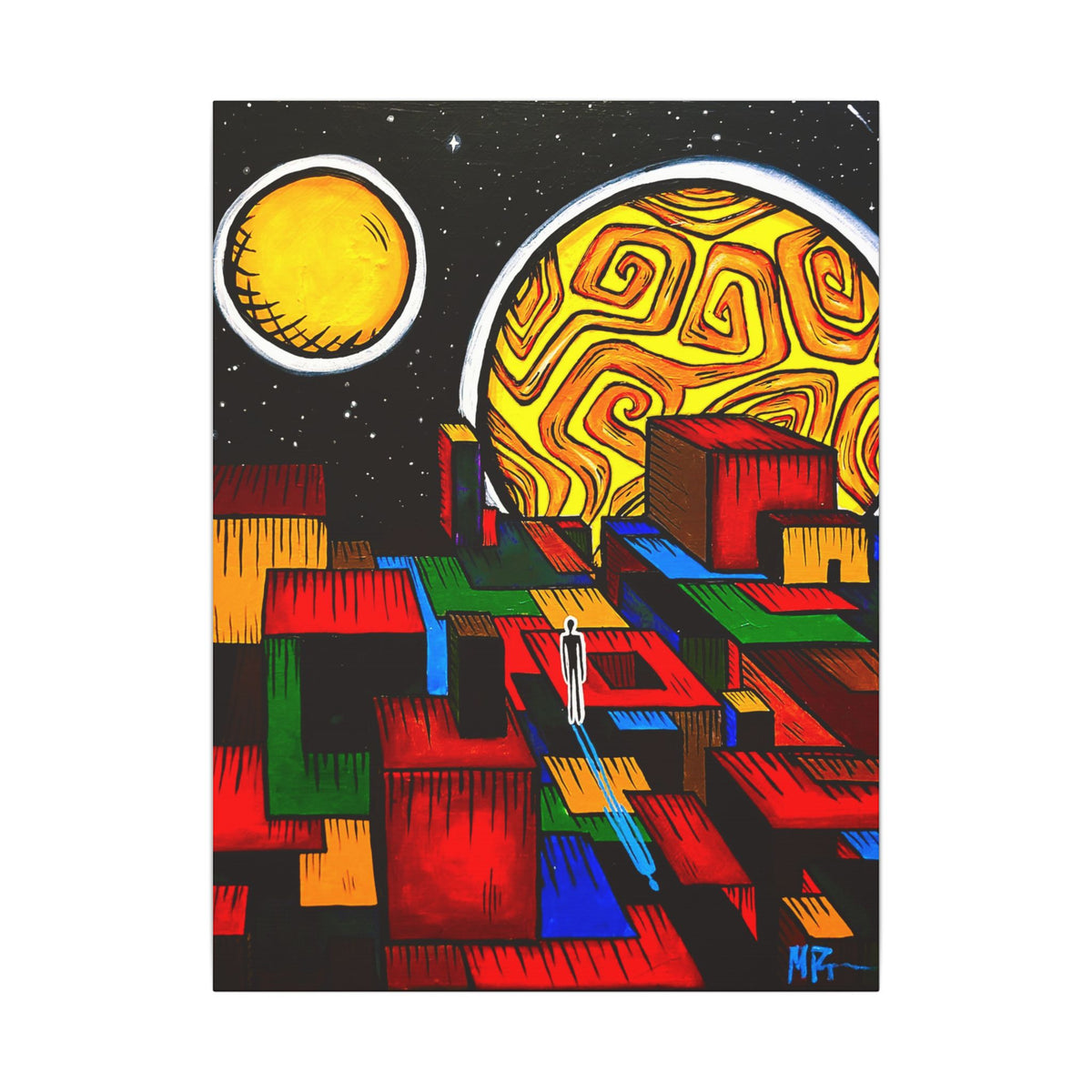 New Square World — Canvas