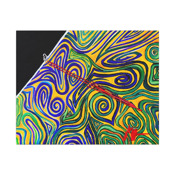 Looking Over the Edge — Canvas
