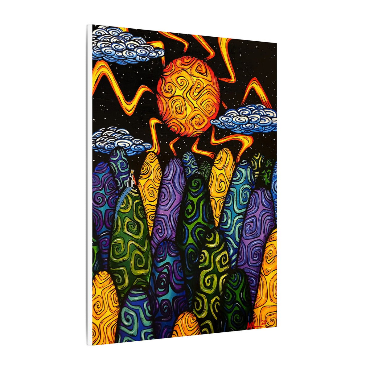 New King on Hills — Canvas