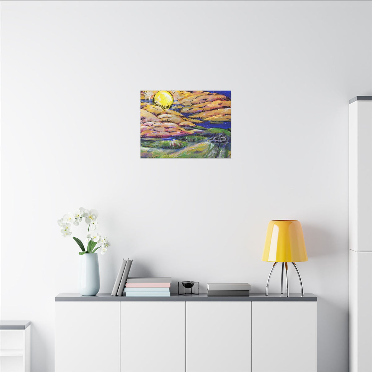 Car and Rabbit — Canvas