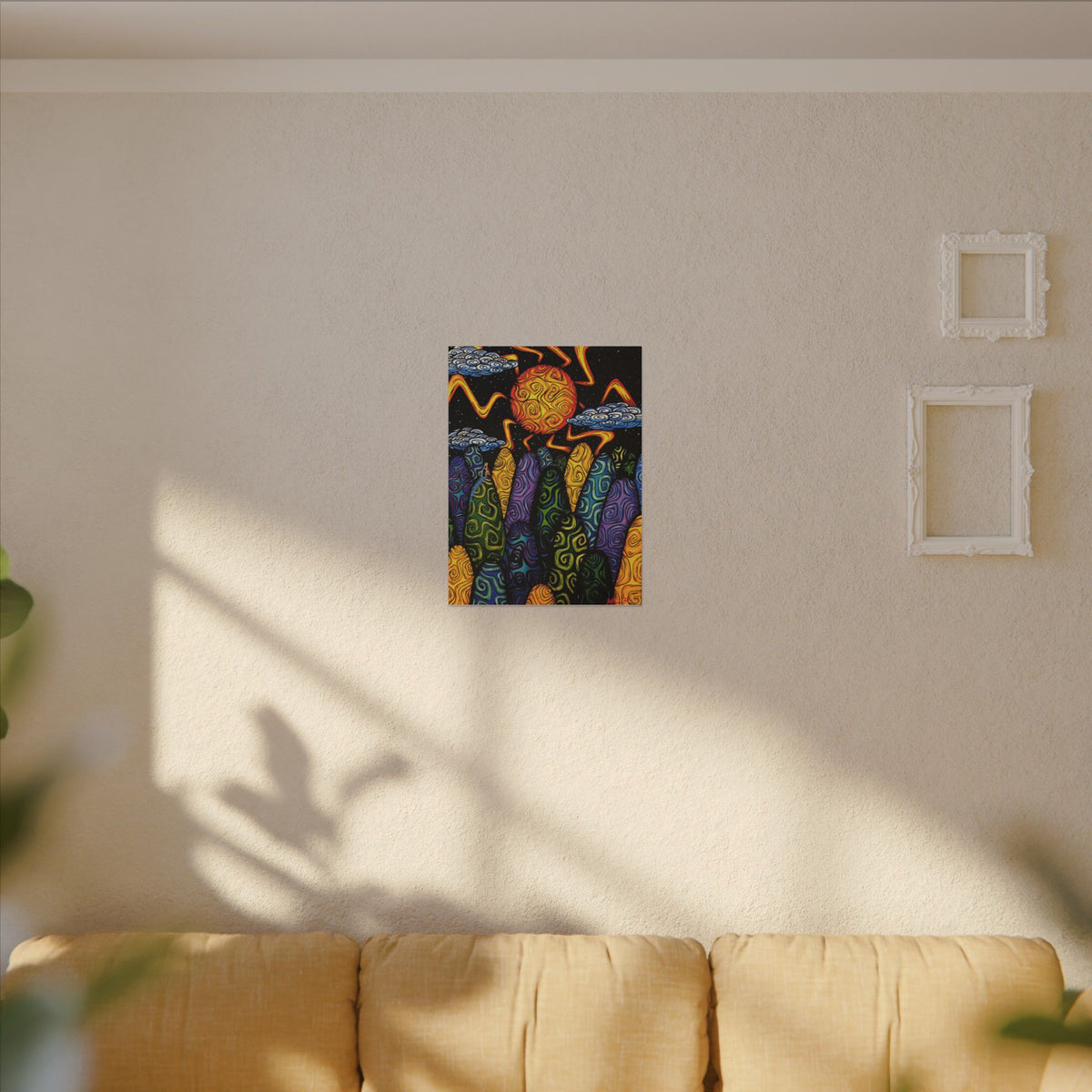 New King on Hills — Canvas