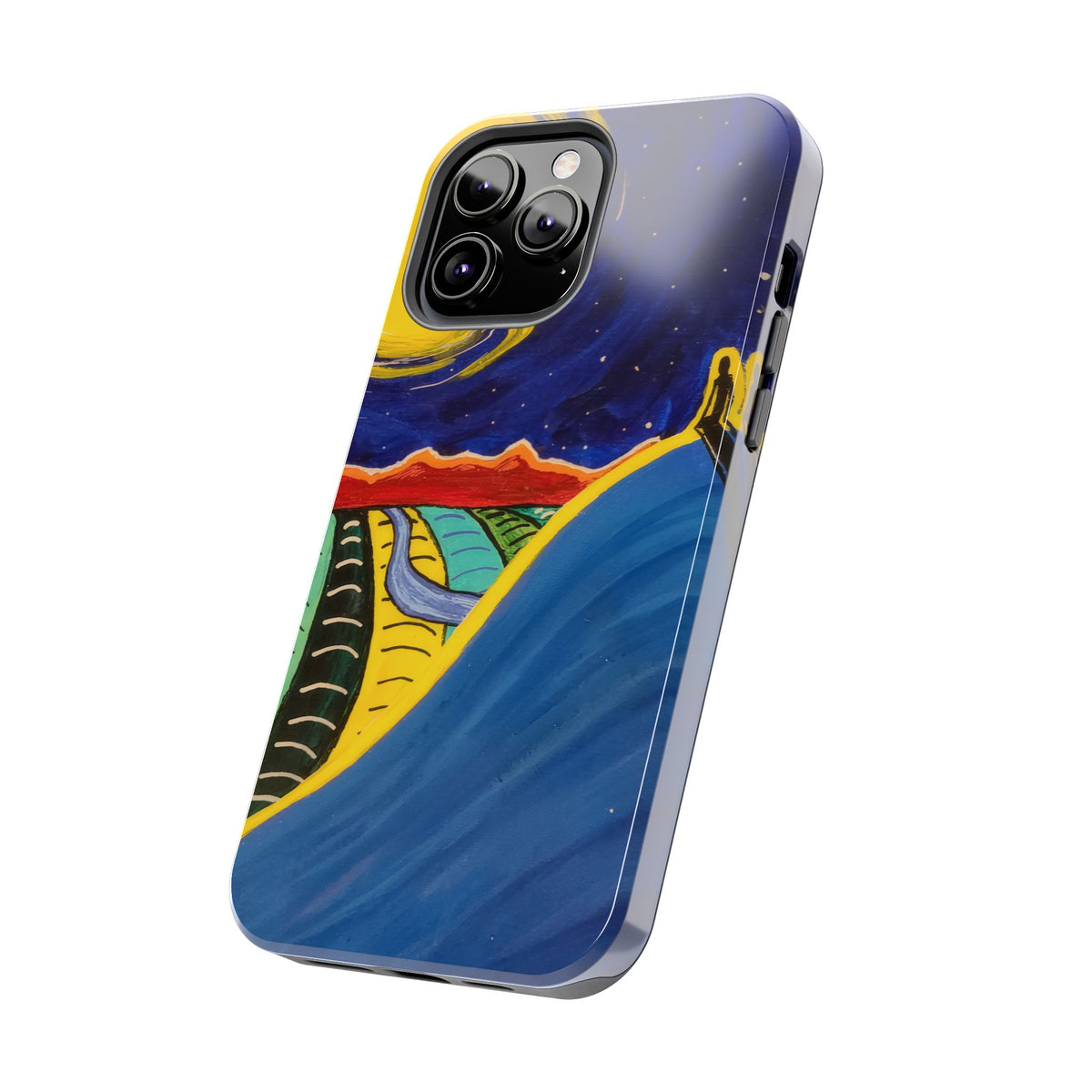 Moon on Hill — Phone Case