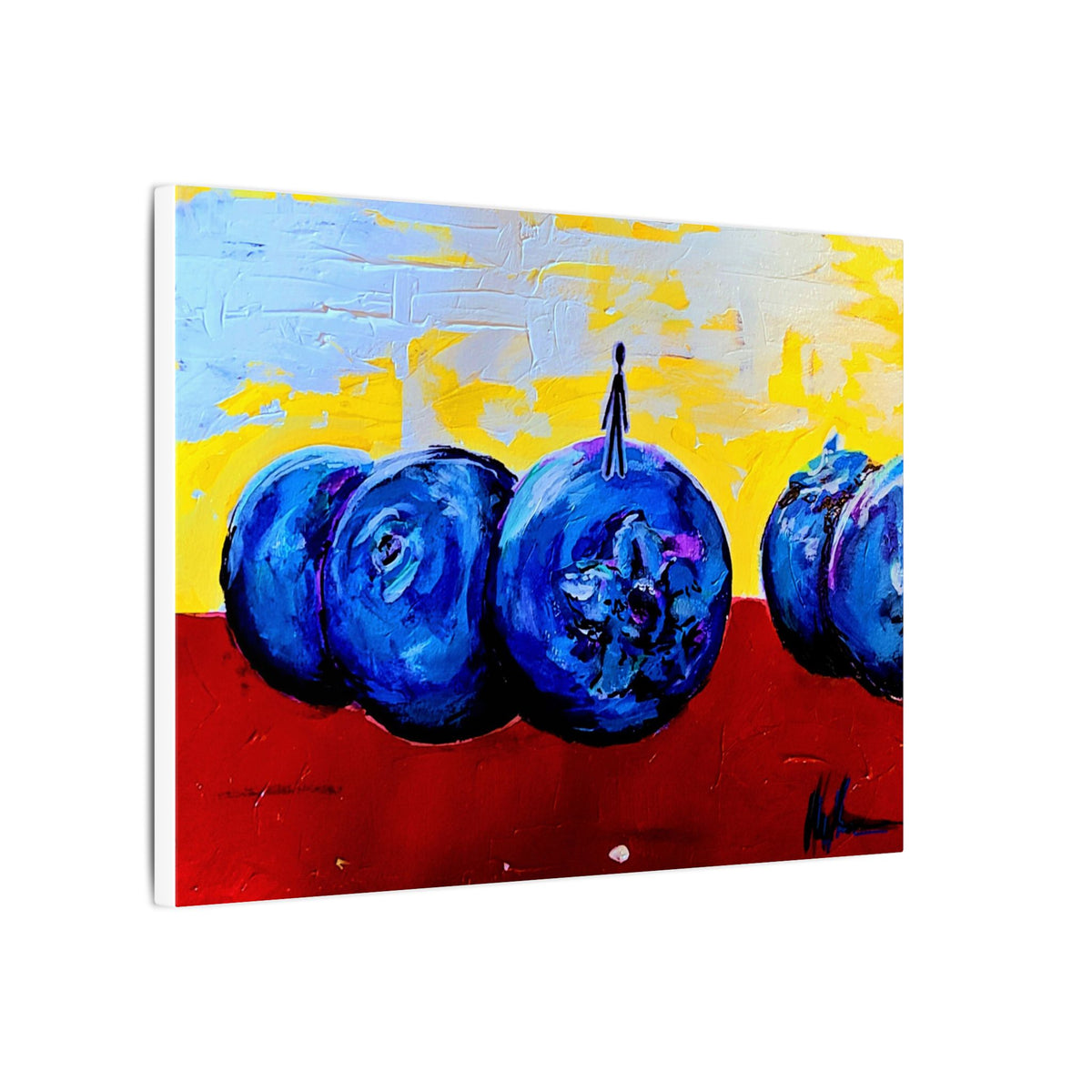 Man on the Blueberries — Canvas