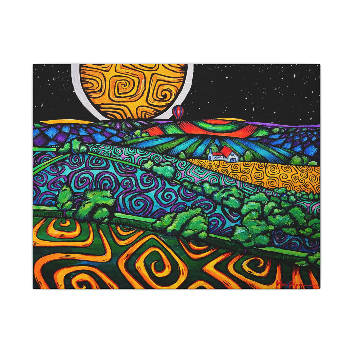 Hot Air Balloon — Canvas