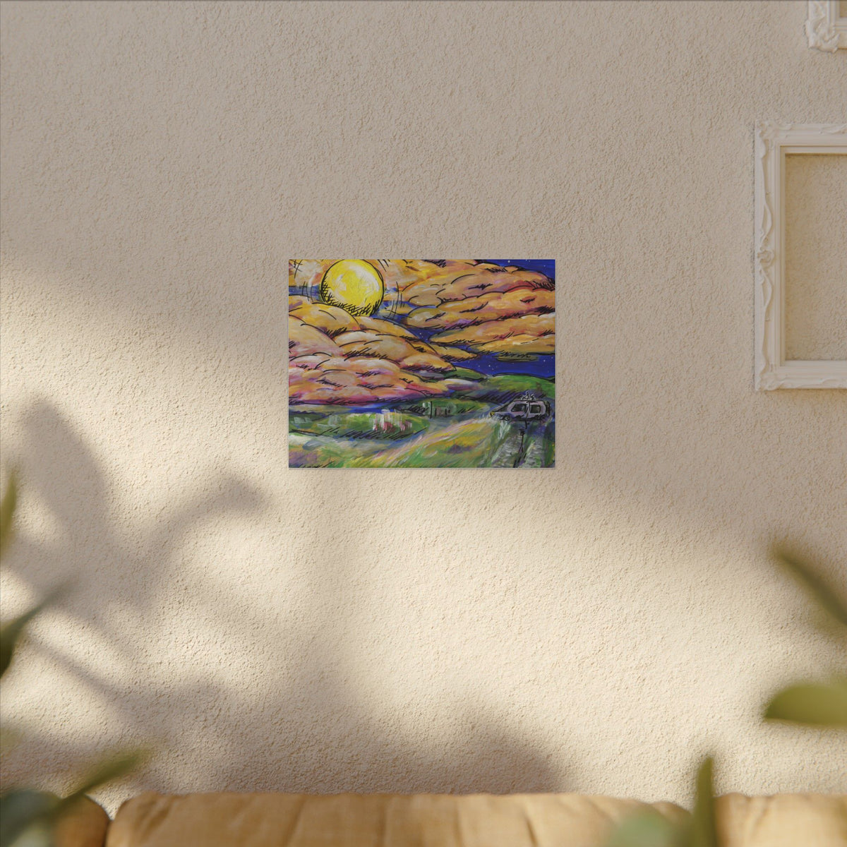 Car and Rabbit — Canvas