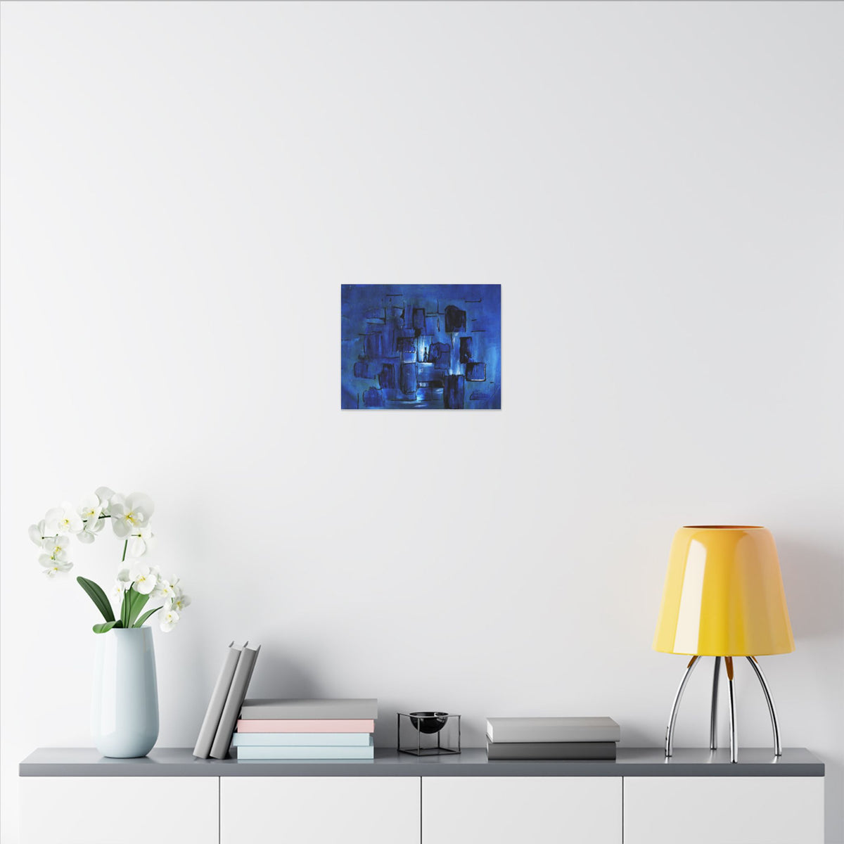 Blue Squares — Canvas