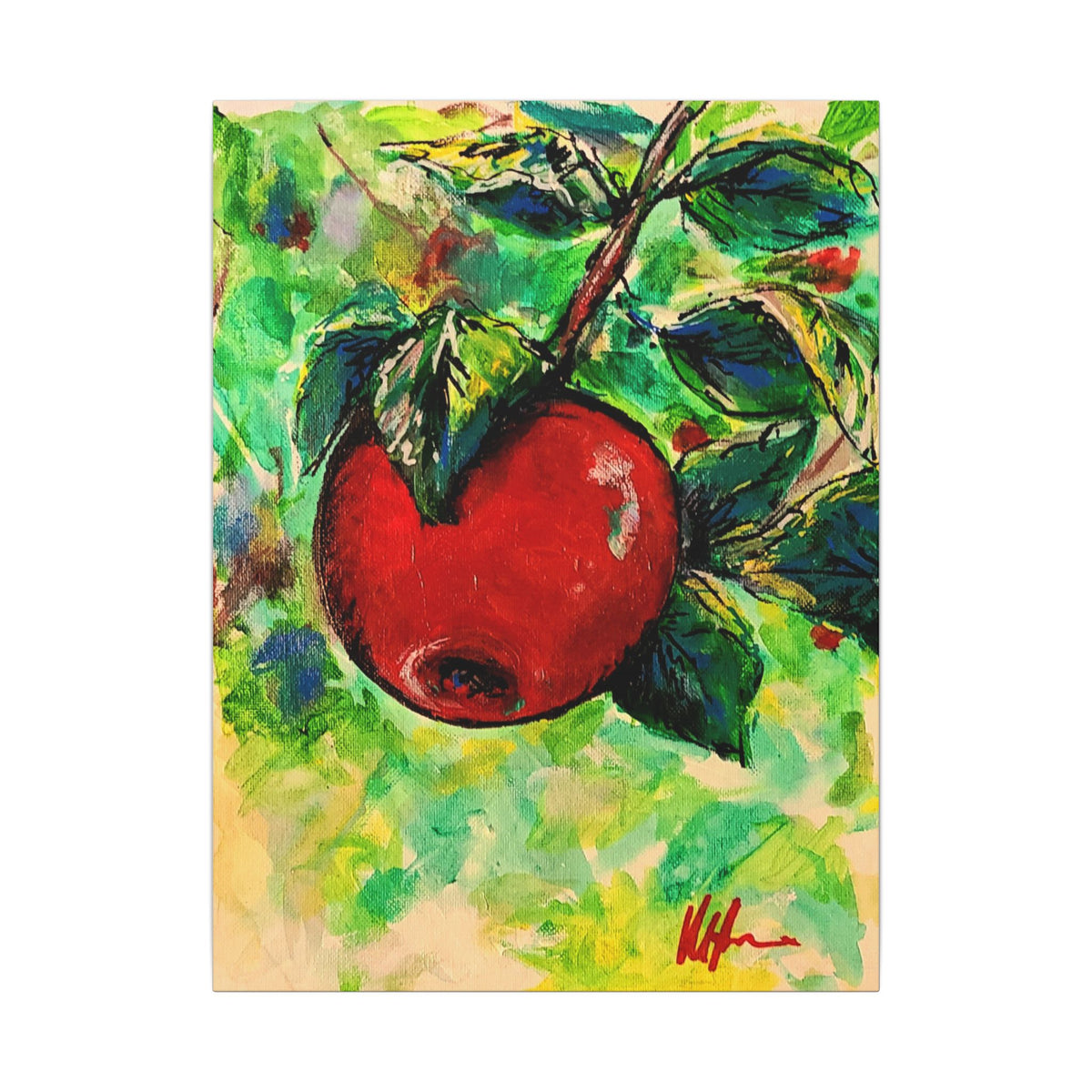 Ugly Apple — Canvas