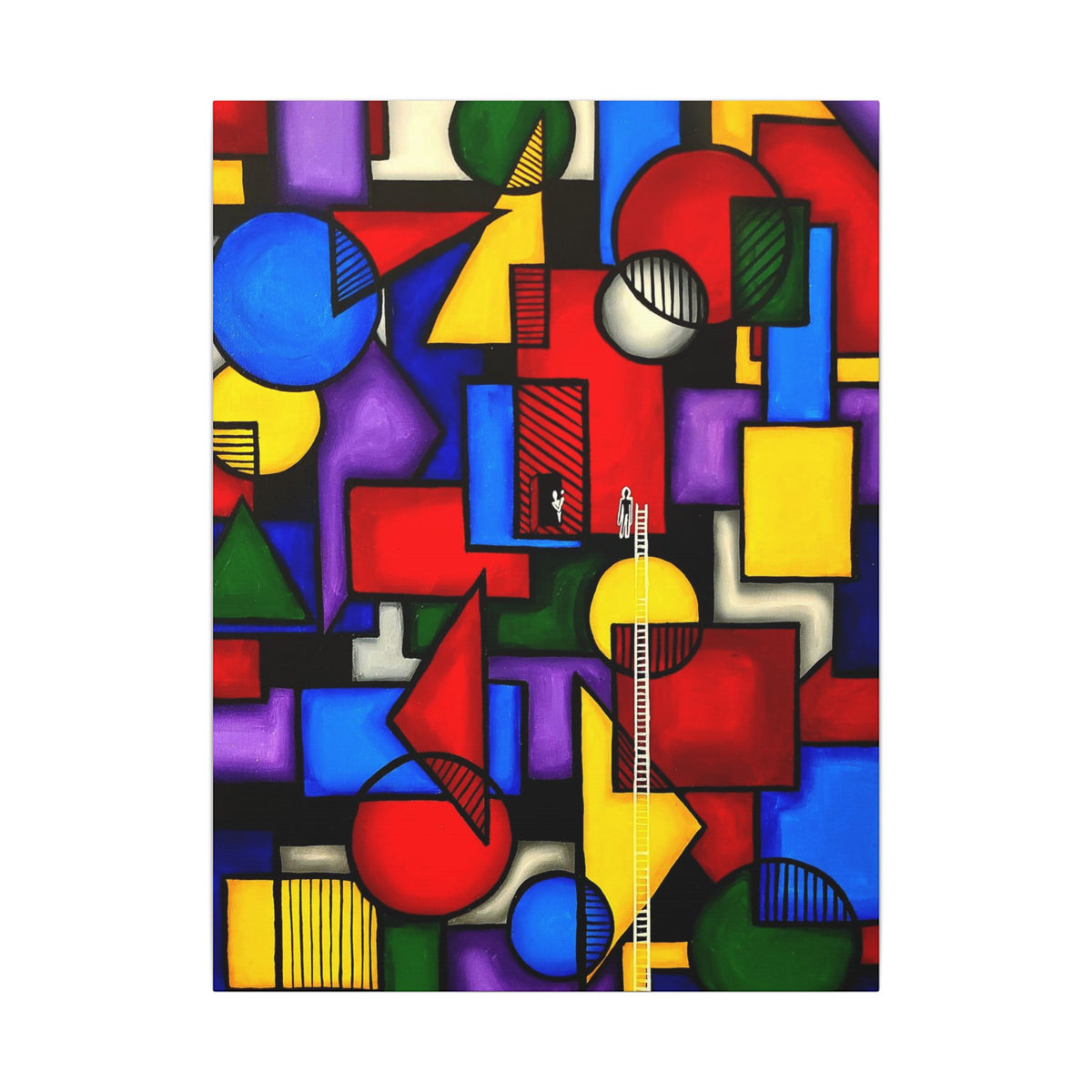 Climbing Squares — Canvas